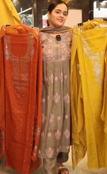 muqaish-yellow-orange